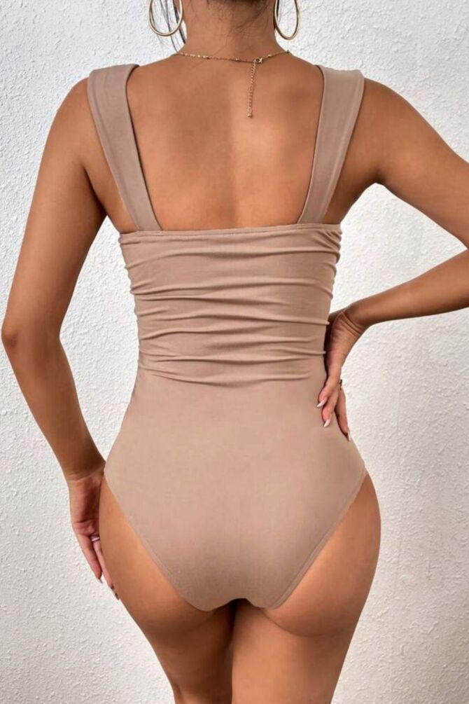 Bej Renk Kalın Askılı Body - 4
