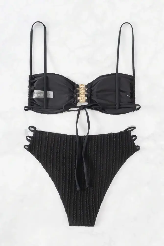 Siyah Bikini Alt & Üst - 2