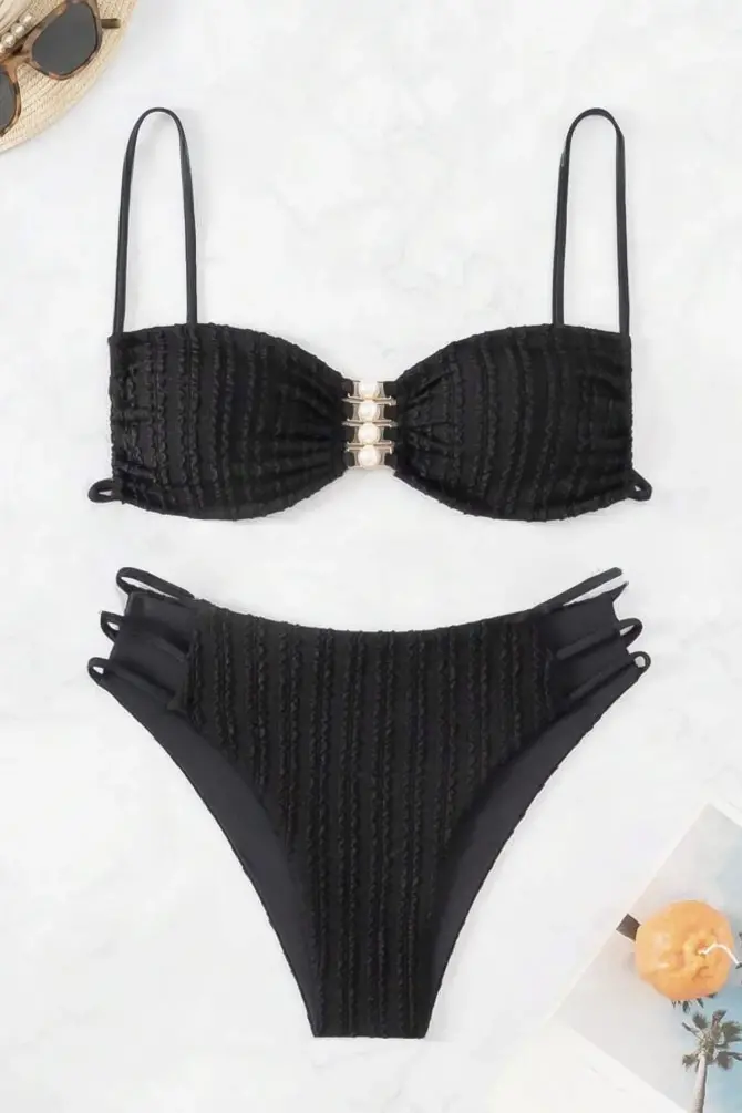 Siyah Bikini Alt & Üst - 1